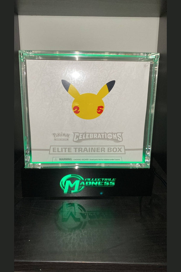 LED Acrylic Base - Elite Trainer Box - Collectible Madness