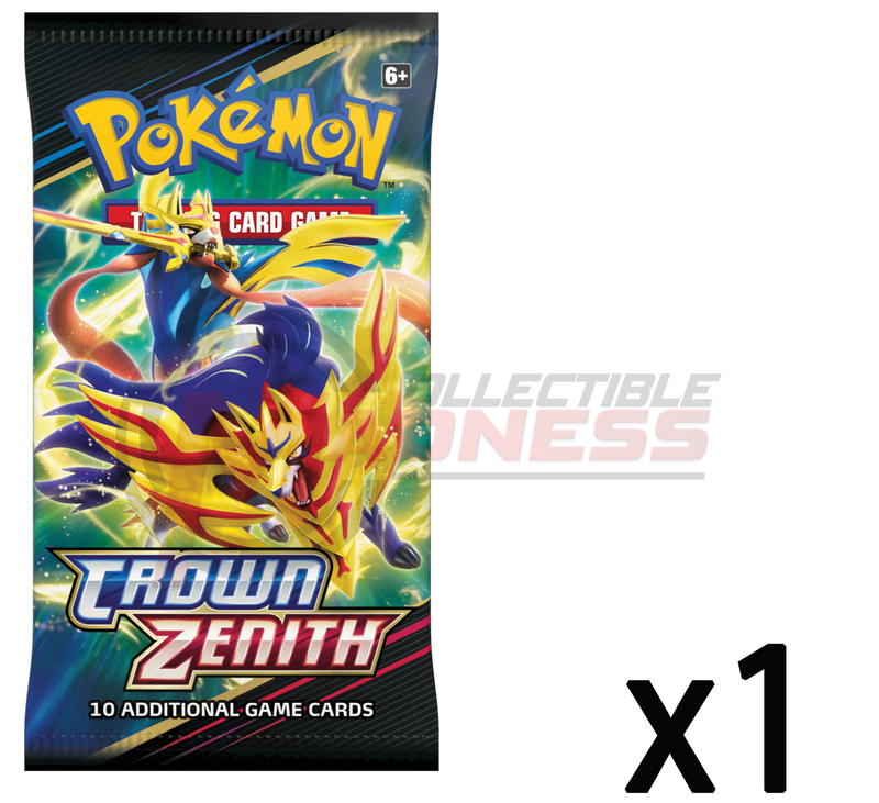Pokemon - TCG - Crown Zenith Booster Pack Options - Collectible Madness