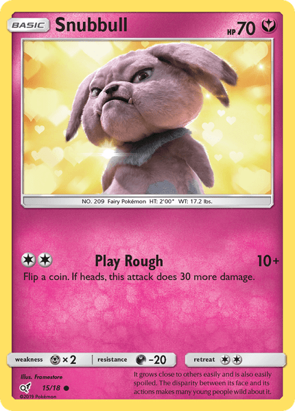 15 / 18 Snubbull - Common - Collectible Madness