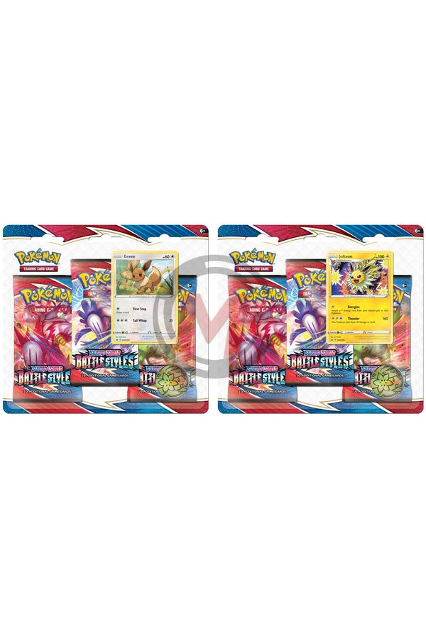 Pokemon - TCG - Battle Styles Three Pack Booster Blister - Collectible Madness