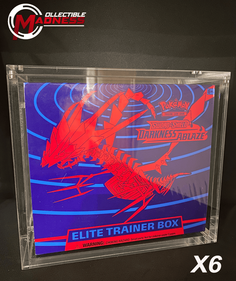 Acrylic Storage and Protection Case - Elite Trainer Box | Magnetic Lid - Collectible Madness