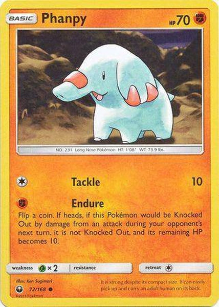 072 / 168 Phanpy - Common - Collectible Madness