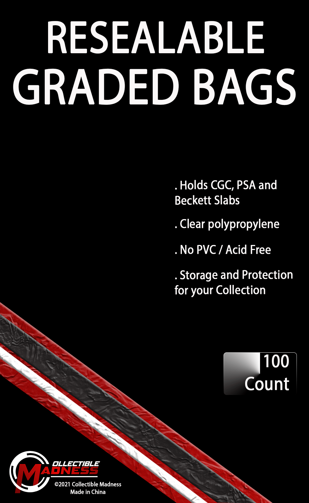 COLLECTIBLE MADNESS - Graded Bags - Collectible Madness