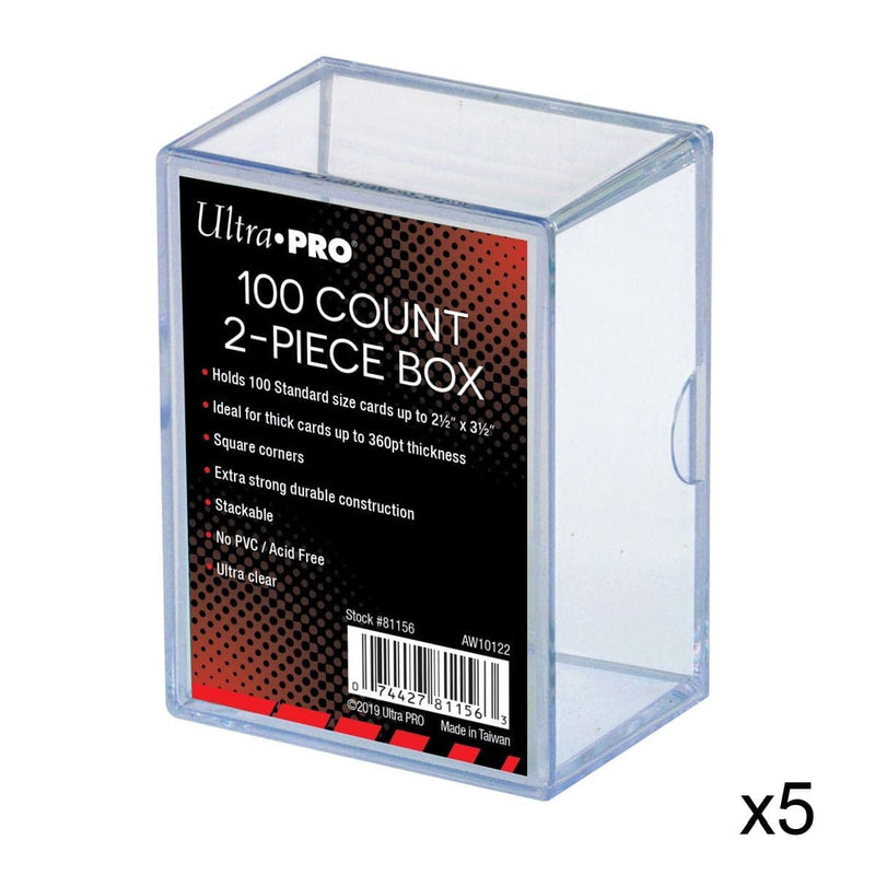 ULTRA PRO Card Storage Box - 2 Piece 100ct - Collectible Madness