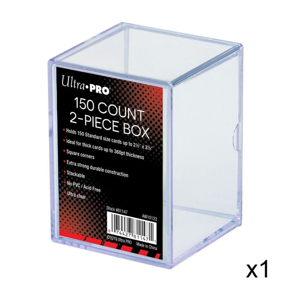 ULTRA PRO Card Storage Box - 2 Piece 150ct - Collectible Madness