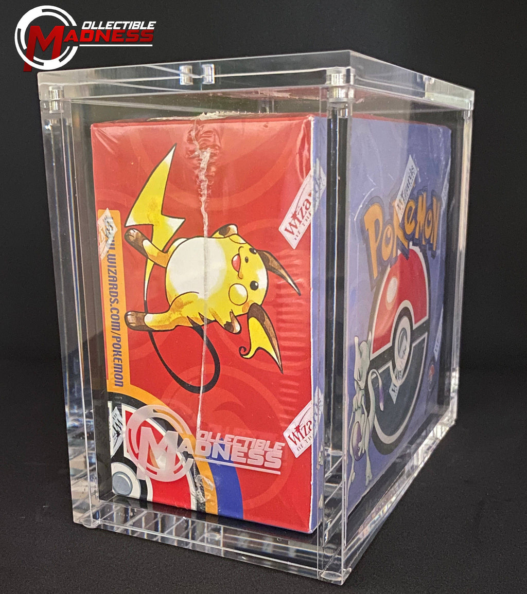 3x Pokemon Booster Acrylic Protection Box Case Protector Universal