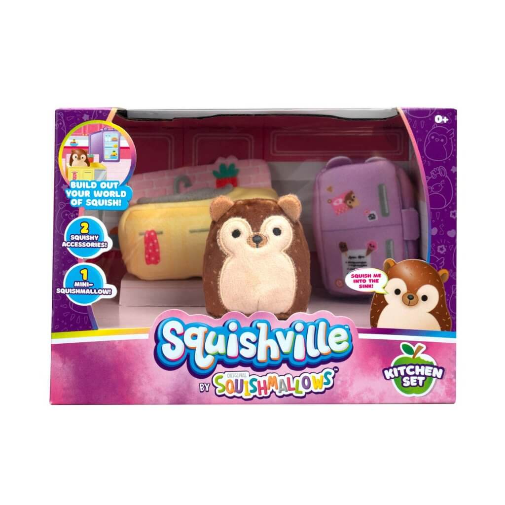SQUISHMALLOWS SQUISHVILLE - Mini Plush (Squishville Accessory Set) (Asst) - Collectible Madness