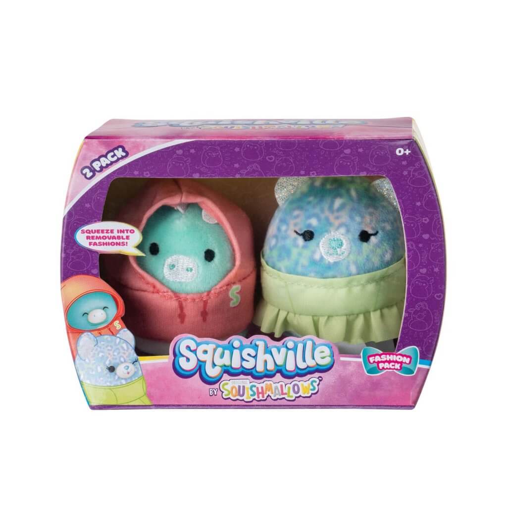 SQUISHMALLOWS SQUISHVILLE - Mini Plush (Squishville Mini Squishmallow 2 Pack)(Asst) - Collectible Madness