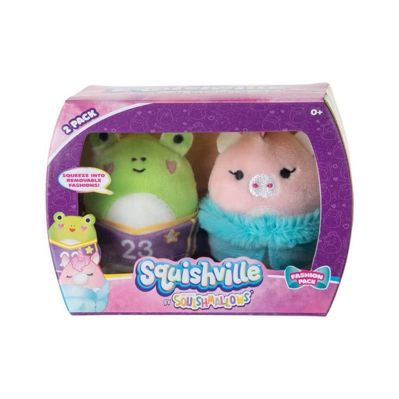 SQUISHMALLOWS SQUISHVILLE - Mini Plush (Squishville Mini Squishmallow 2 Pack)(Asst) - Collectible Madness