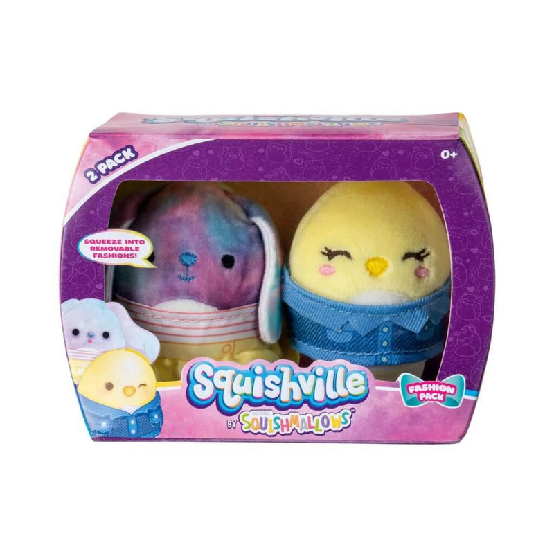 SQUISHMALLOWS SQUISHVILLE - Mini Plush (Squishville Mini Squishmallow 2 Pack)(Asst) - Collectible Madness