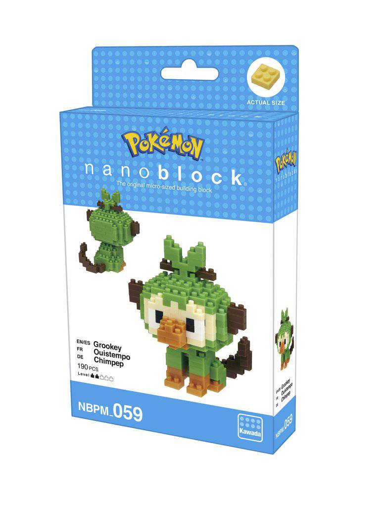 Pokemon - nanoblock - GROOKEY - Collectible Madness