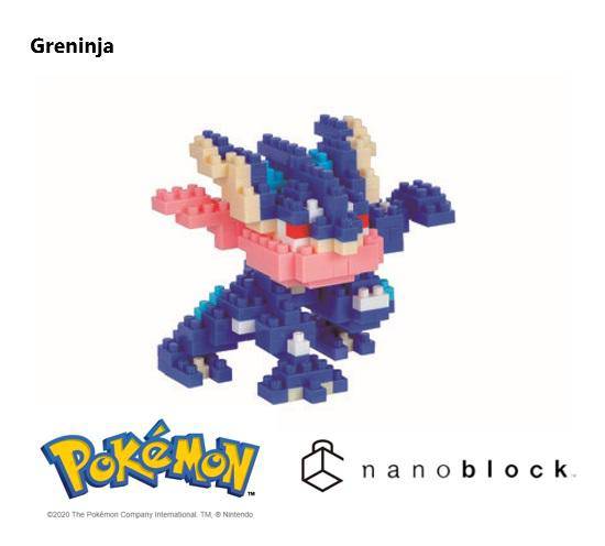 Pokemon - nanoblock - Greninja - Collectible Madness
