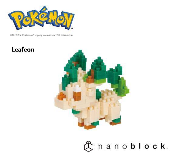 Pokemon - nanoblock - LEAFEON - Collectible Madness