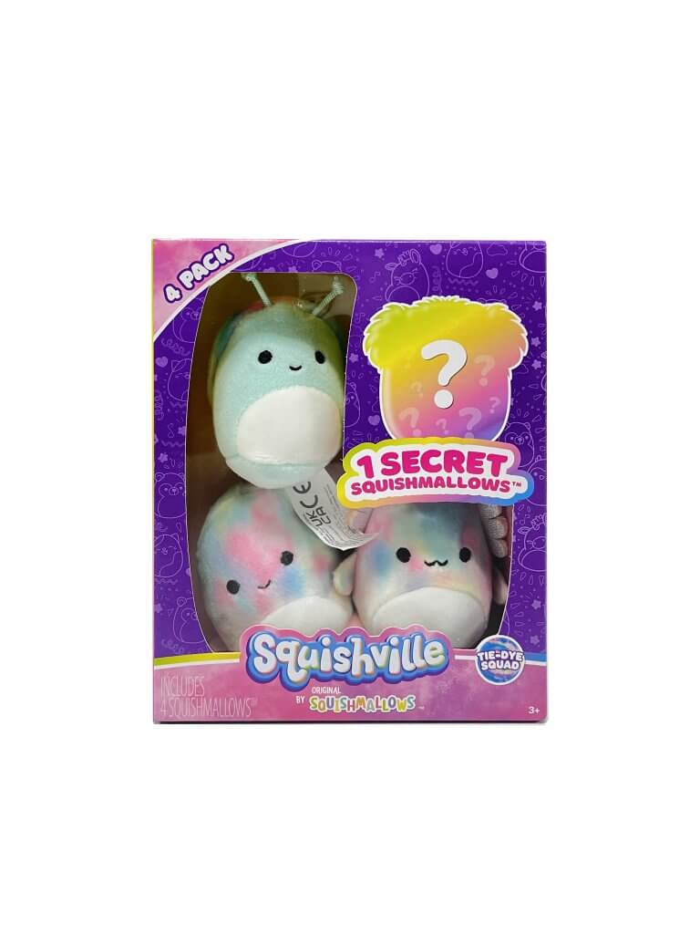 SQUISHMALLOWS SQUISHVILLE - Mini Plush (Squishville Mini Squishmallow 4 Pack) - Collectible Madness