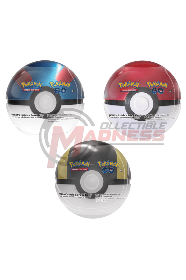 Pokemon - TCG - Pokémon GO  Poke Ball Tin - Collectible Madness