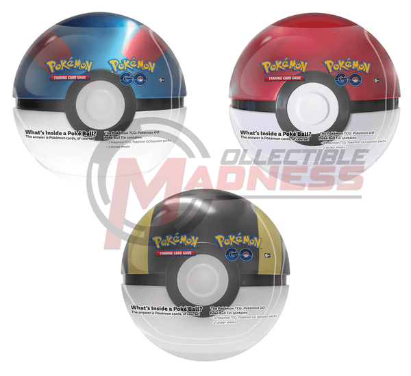 Pokemon - TCG - Pokémon GO  Poke Ball Tin - Collectible Madness