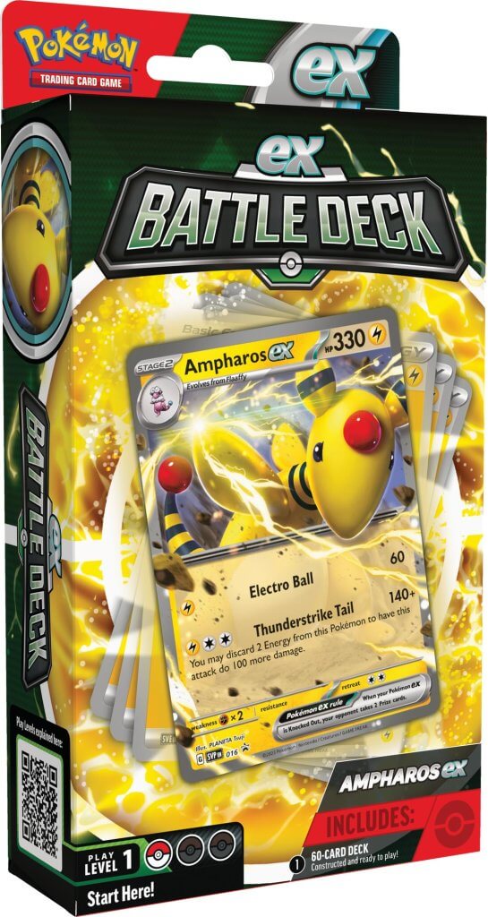 Pokemon - TCG - V Battle Deck Ampharos & Lucario Pokemon - TCG - V Battle Deck Ampharos & Lucario