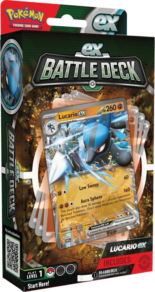 Pokemon - TCG - V Battle Deck Ampharos & Lucario - Collectible Madness