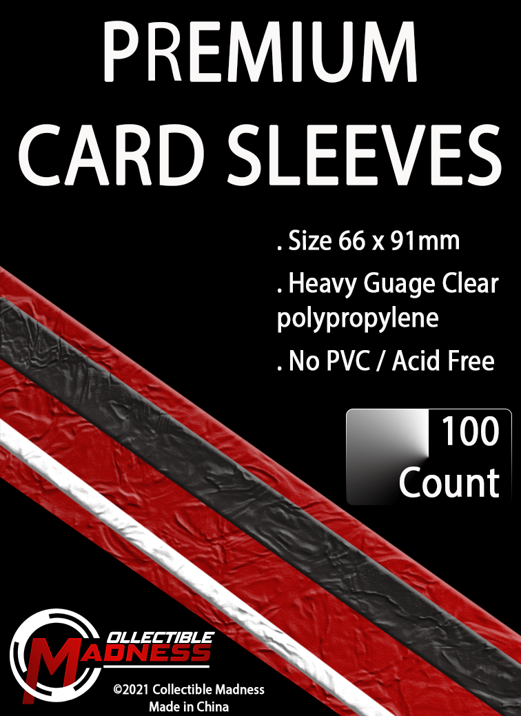 COLLECTIBLE MADNESS - Premium Card Sleeves - Collectible Madness