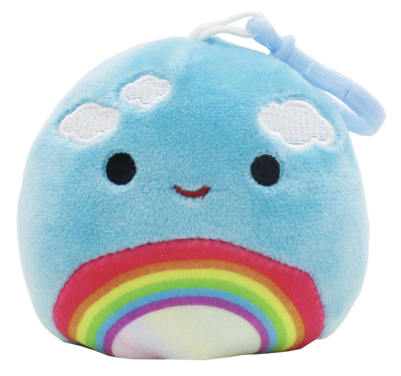 SQUISHMALLOWS 3.5" Clip-Ons Rainbow Assortment - 2022 - Collectible Madness