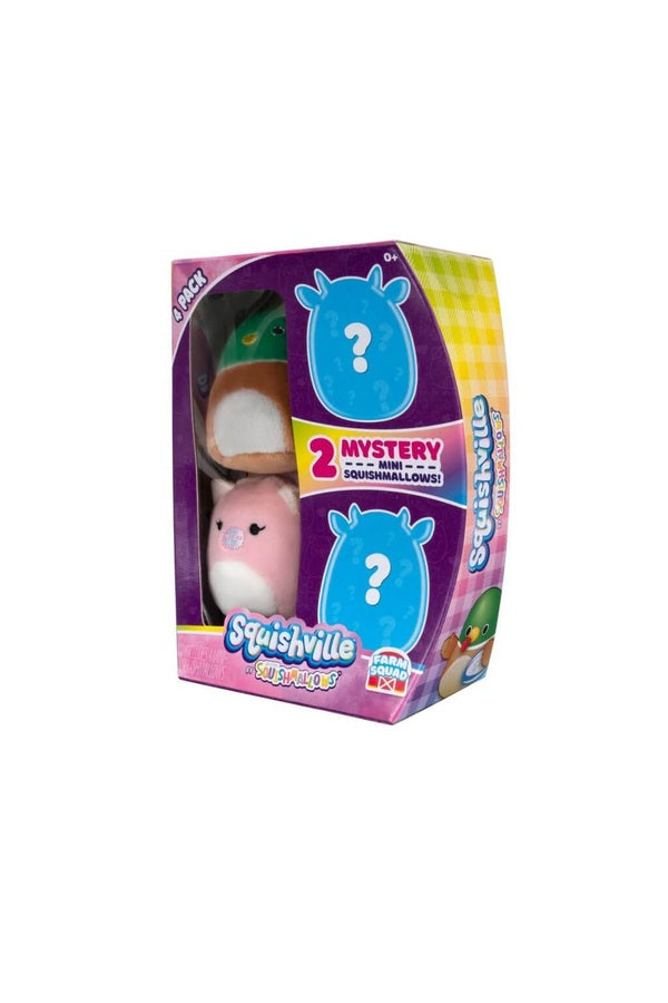 SQUISHMALLOWS SQUISHVILLE - Mini Plush (Squishville Mini Squishmallow 4 Pack)(Asst) - Collectible Madness