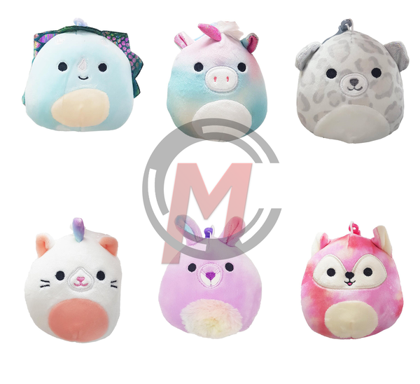 SQUISHMALLOWS 3.5" Spring Clip-Ons Assortment - Collectible Madness