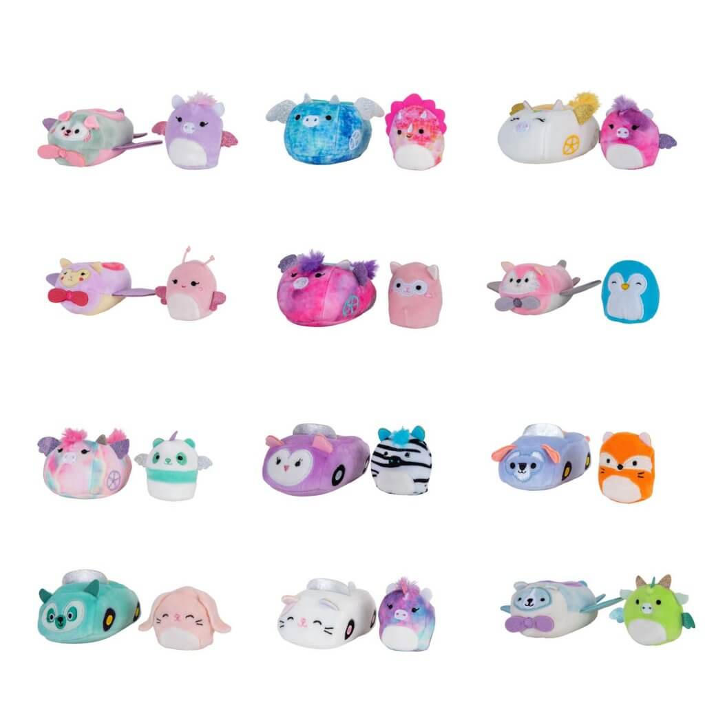 SQUISHMALLOWS SQUISHVILLE - Mini Plush (Squishville Mini Squishmallow in Vehicle)(Asst) - Collectible Madness