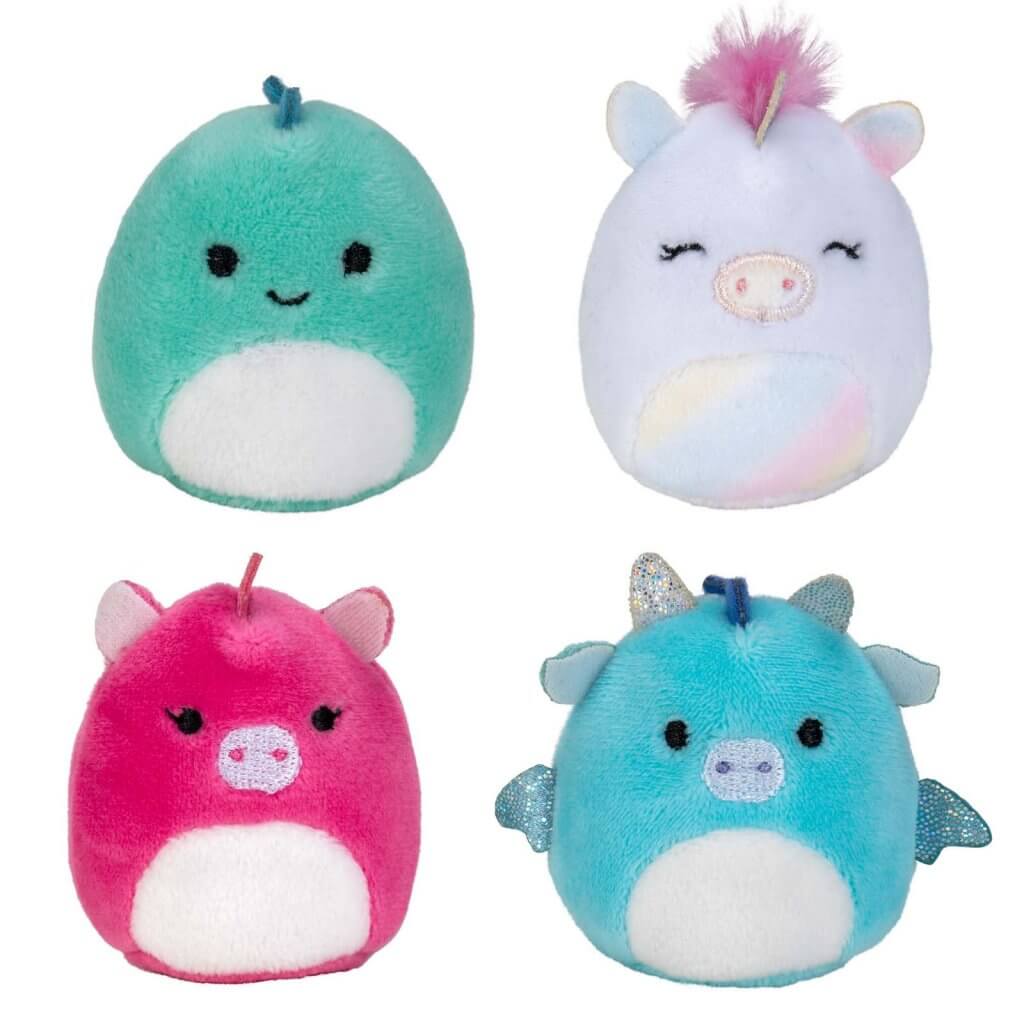 SQUISHMALLOWS SQUISHVILLE - Mini Plush (Squishville Mini Squishmallow 4 Pack)(Asst) - Collectible Madness