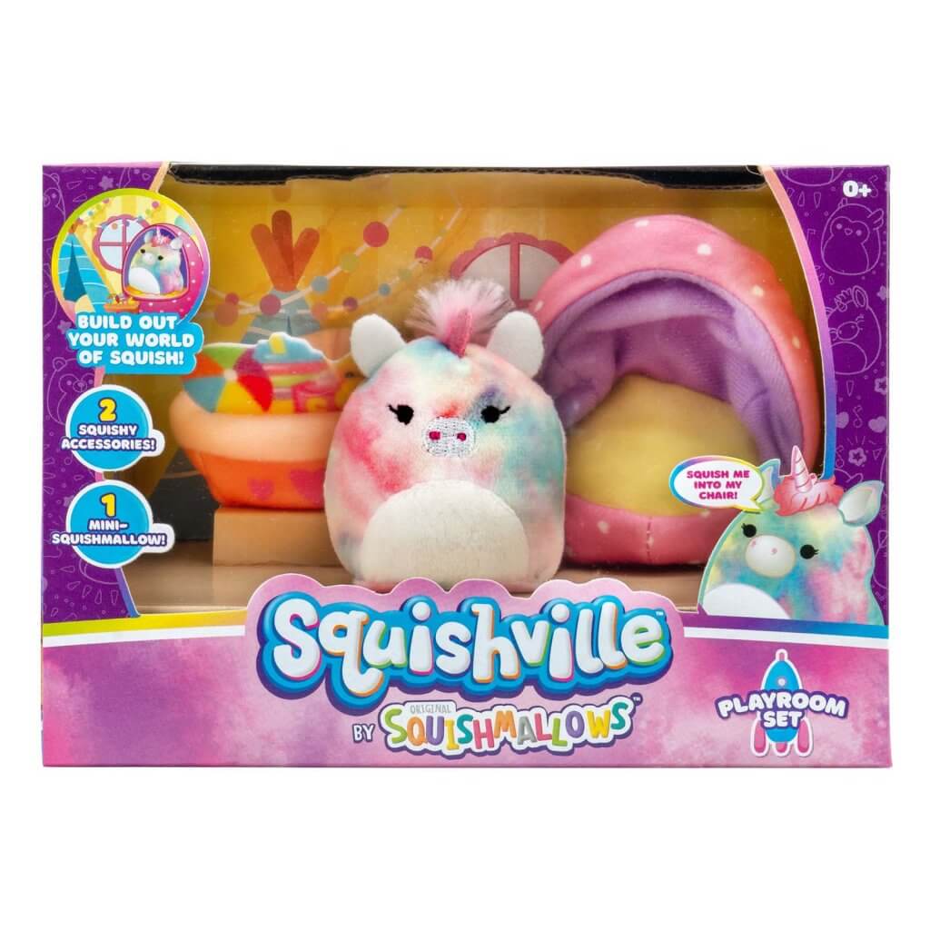 SQUISHMALLOWS SQUISHVILLE Mini Plush (Squishville Accessory Set) (As