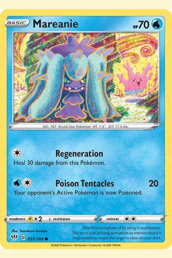 051/189 Mareanie - Common - Collectible Madness