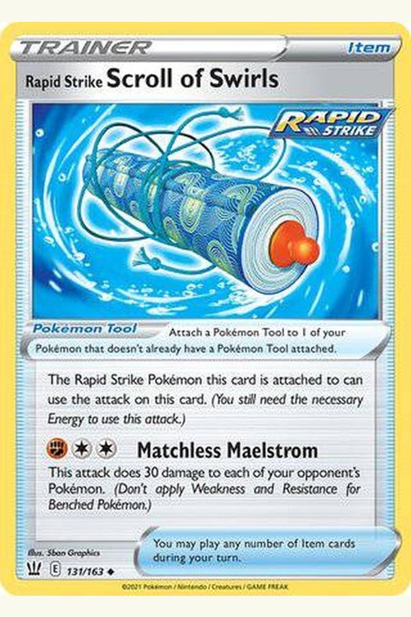 131/163 Rapid Strike Scroll of Swirls - Uncommon - Collectible Madness