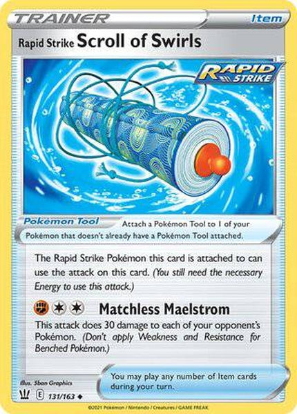 131/163 Rapid Strike Scroll of Swirls - Uncommon - Collectible Madness