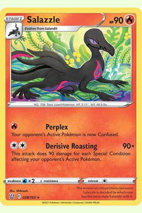 028/163 Salazzle - Rare - Collectible Madness