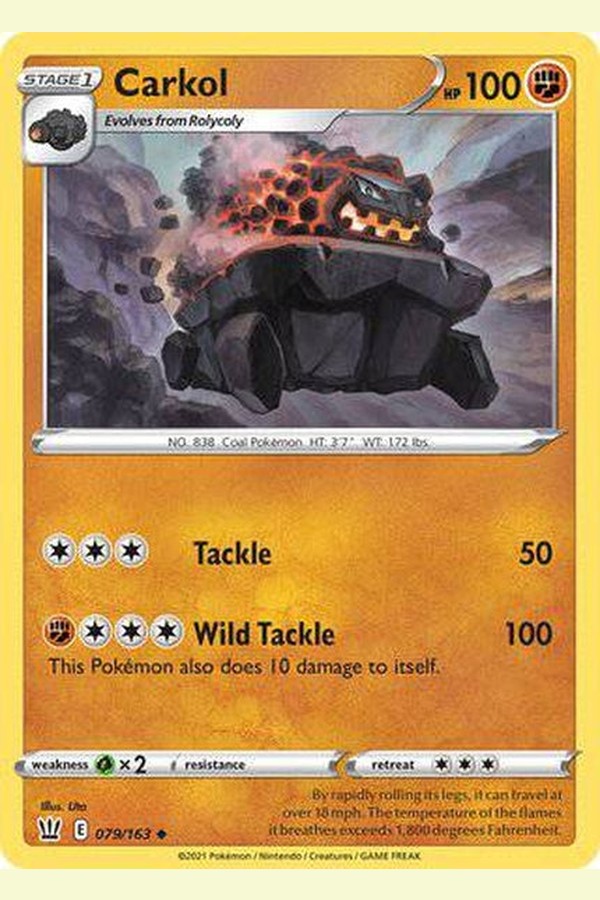 079/163 Carkol - Uncommon - Collectible Madness