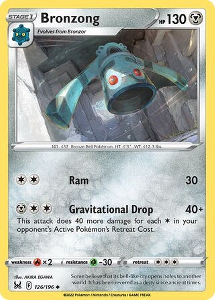 126/196 Bronzong - Uncommon