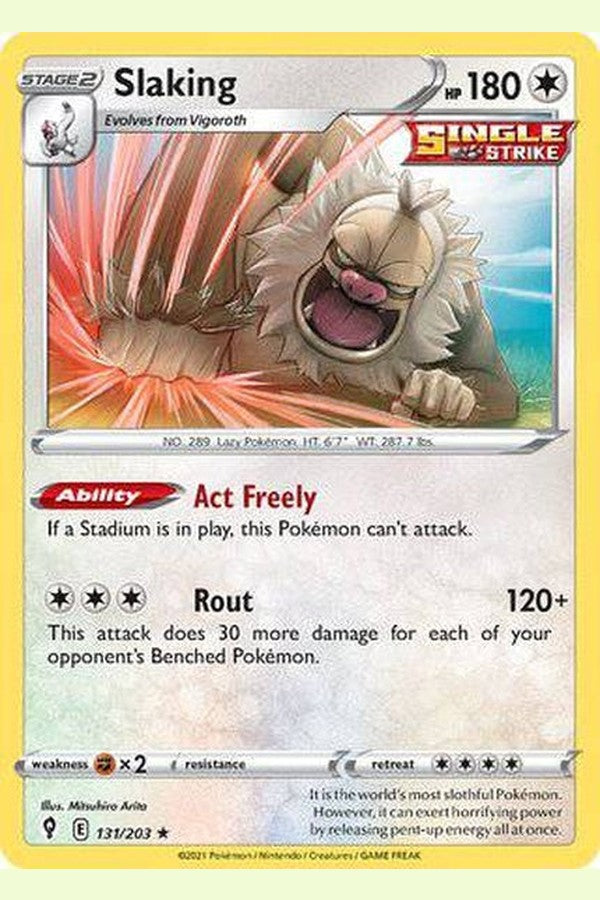 131/203 Slaking - Rare Holo - Collectible Madness