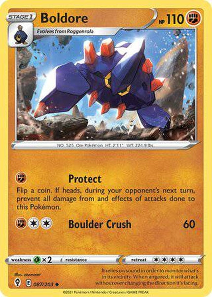 087/203 Boldore - Uncommon - Collectible Madness