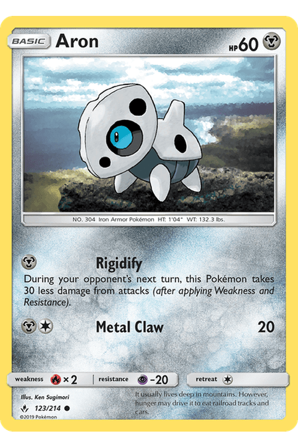 123 / 214 Aron - Common Reverse Holo - Collectible Madness
