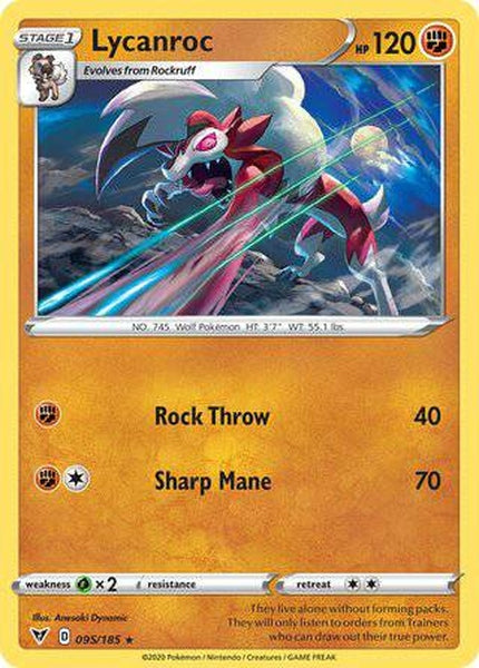 095/185 Lycanroc - Rare - Collectible Madness