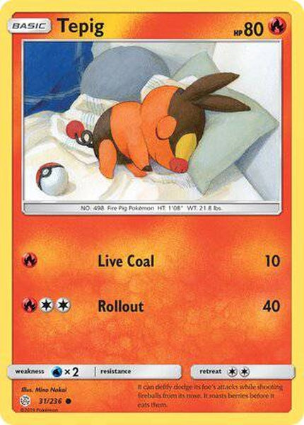031/236 Tepig - Common - Collectible Madness