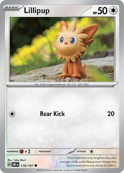 170/197 Lillipup - Common Reverse Holo