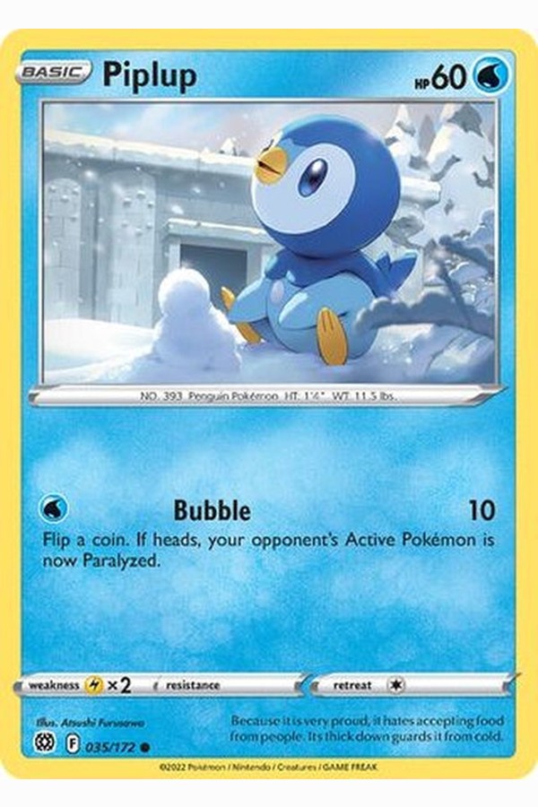 035/172 Piplup - Common - Collectible Madness