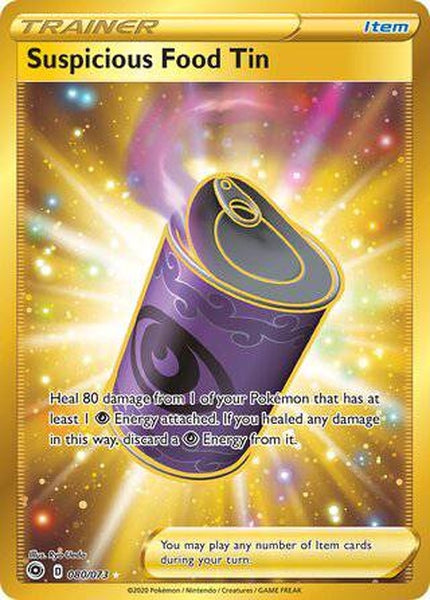 080/073 Suspicious Food Tin - Rare Secret - Collectible Madness