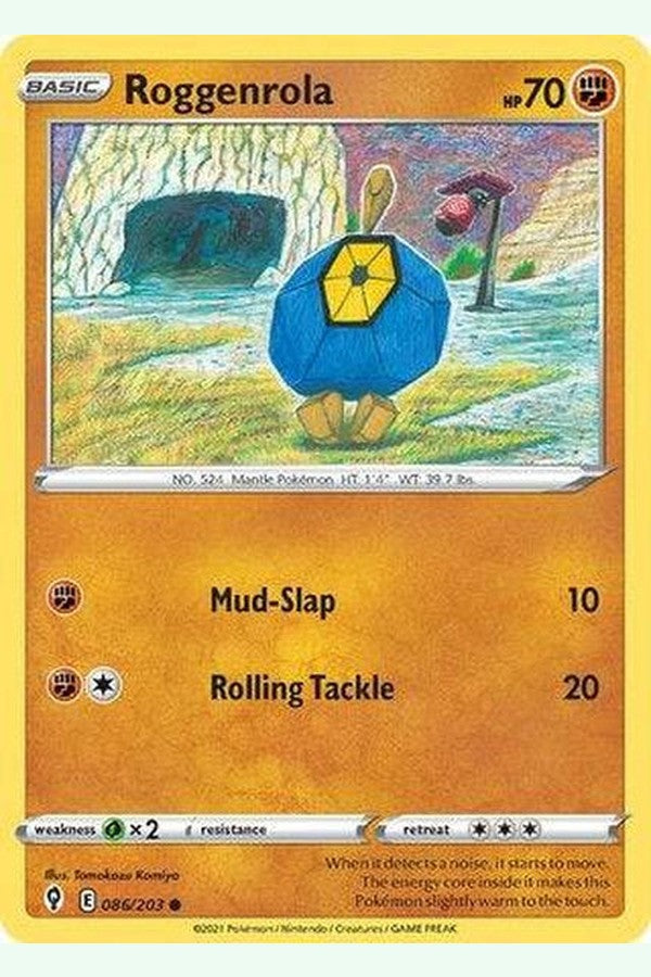 086/203 Roggenrola - Common Reverse Holo - Collectible Madness
