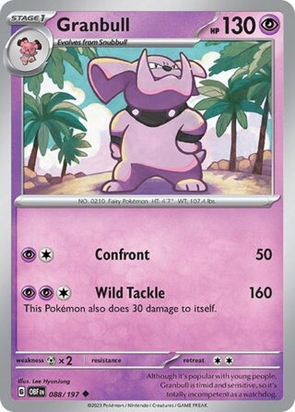 088/197 Granbull - Uncommon Reverse Holo