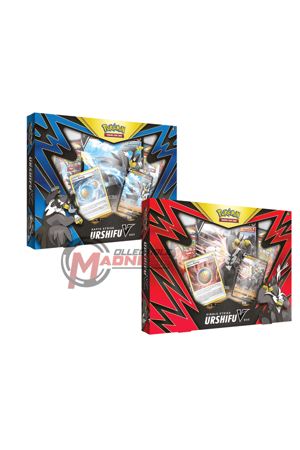 Pokemon - TCG - Single Strike & Rapid Strike Urshifu V Boxes - Collectible Madness