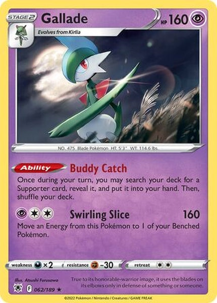 062/189 Gallade - Rare Holo - Collectible Madness