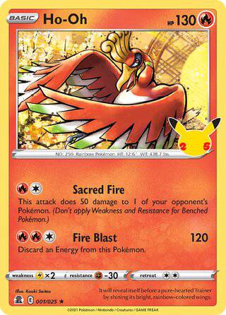 001/025 Ho-Oh - Rare - Collectible Madness