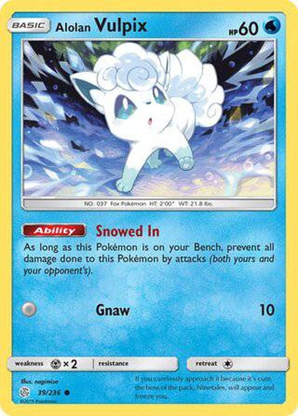 039/236 Alolan Vulpix - Common - Collectible Madness