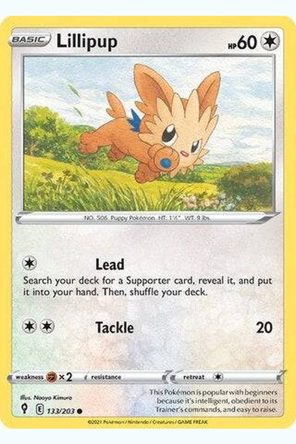 133/203 Lillipup - Common Reverse Holo - Collectible Madness